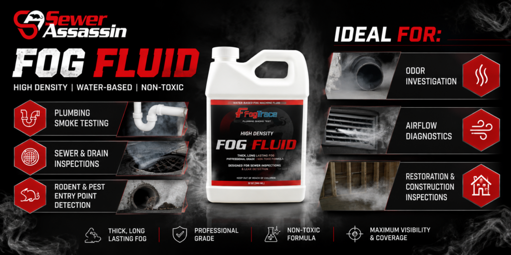 Sewer Assassin™ High Density Fog Fluid
